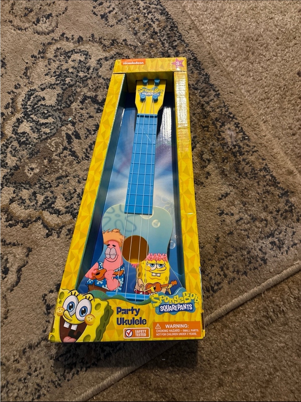Nickelodeon SpongeBob Blue & Yellow Kids Ukulele